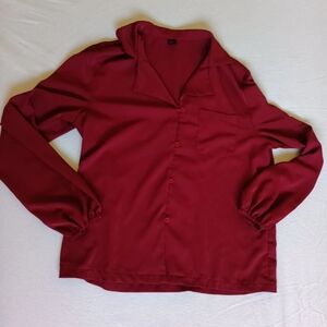 Elegant Red SHEIN Sz M Women's Top
